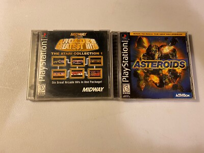 The Atari Collection 1 (Sony PlayStation 1, 1996) & Asteroids CIB LOT