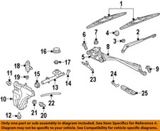 PORSCHE OEM 14-16 Panamera Wiper Washer Components-Wiper Blade 97062890300