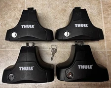 THULE Rapid Traverse Foot Pack 480R ROOF RACK w/ Locks and Key