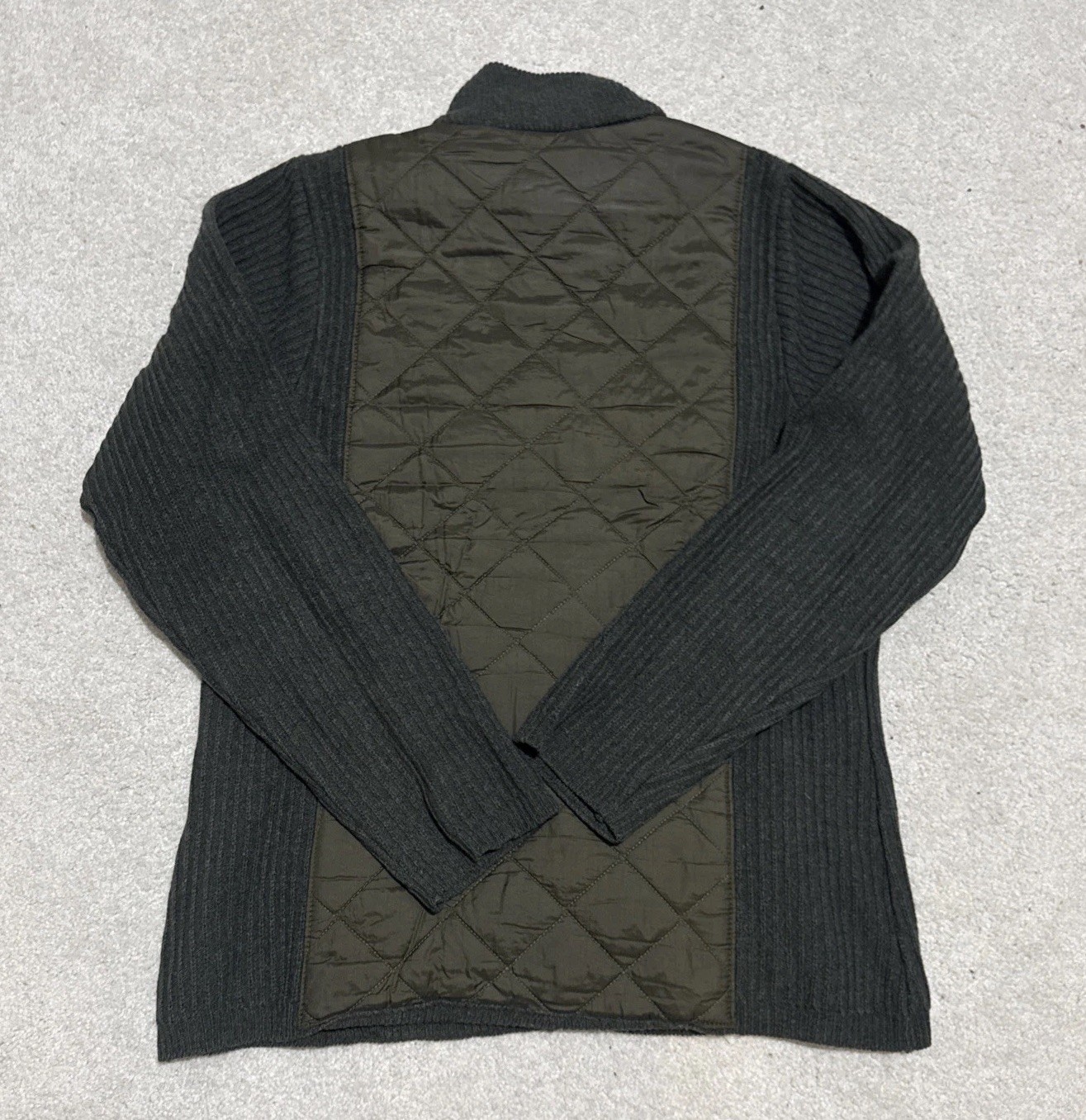 Barbour Sporting Wool Knit Jacket Womens M Sample… - image 2