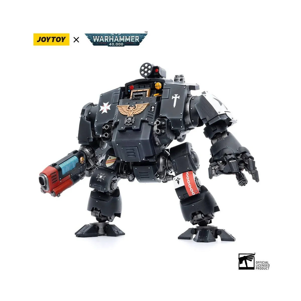 Warhammer JoyToy Space Marines Black Templars Redemptor Dreadnought 1/18 figurine robot de science-fiction