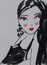 Aceo Original Mixed Media Art