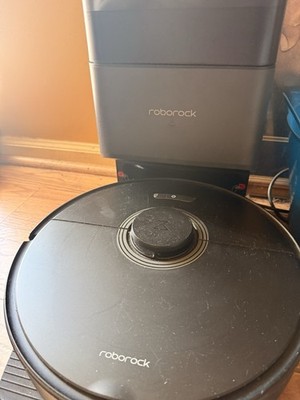 Roborock Robotic Vacuum Bagless Cordless Automatic Dirt Disposal Black