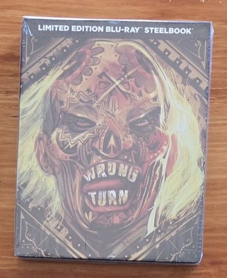 AROCENA ART: WRONG TURN (2003) BLU-RAY STEELBOOK LE--NEW & SEALED--MINT!!!