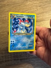 pokemon neo genesis 4/111 Feraligatr holo card - LP