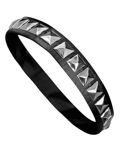 Schwarzes Halsband Mit Nieten Als KostüMzubehöR-image