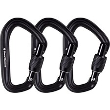 Black Diamond HotForge Screwgate Carabiner - 3 Pack