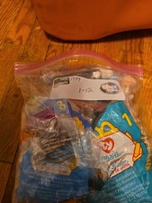Ty Teenie Beanies McDonald's 1999 Happy Meal Set 1-12 Complete Set with Tags NIP