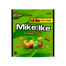 Mike and Ike Original Fruits Chewy Candy, 28.8 ounce Stand Up Bag, 1 count - NEW