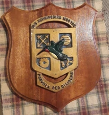 Vintage USS Hummingbird MSC 192 1954 - 67 Minesweeper 12" Cast Aliminum Plaque