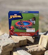 MARVEL SPIDER-MAN Inflatable Kiddie Pool 48-in X 12-in Age 2