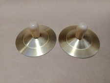 Pair Hand Cymbal with Handle 3.5 Inch Clash-Cymbals Precussion Instrument Toy