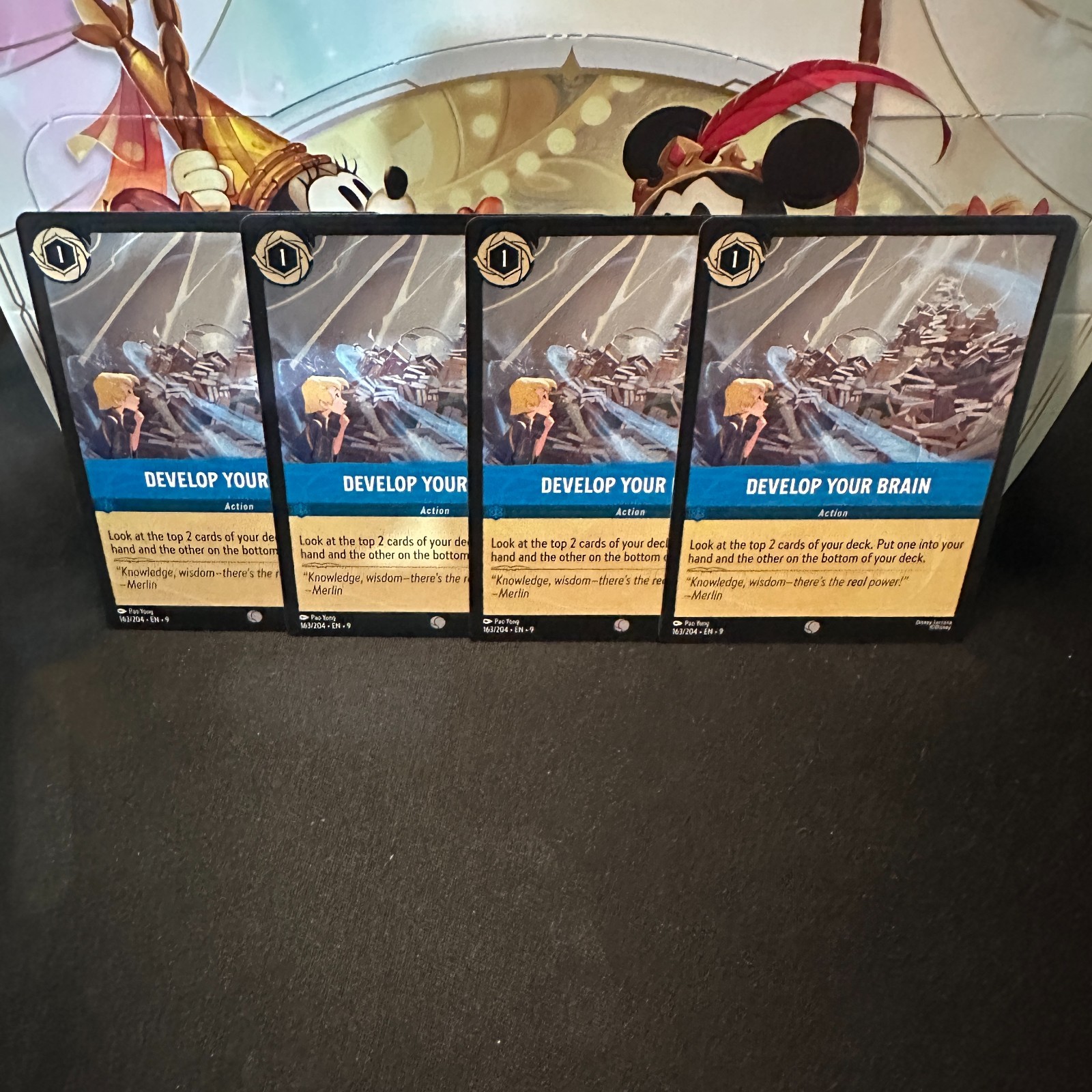 Develop Your Brain 163/204 Fabled NM x4 (play set)