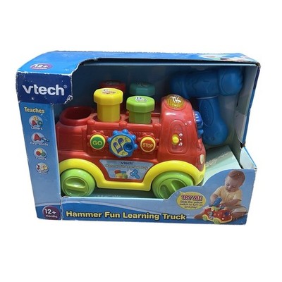 Rare VTech Hammer Fun Learning Truck Toy Kids Toddler Learning Toy Music Lights