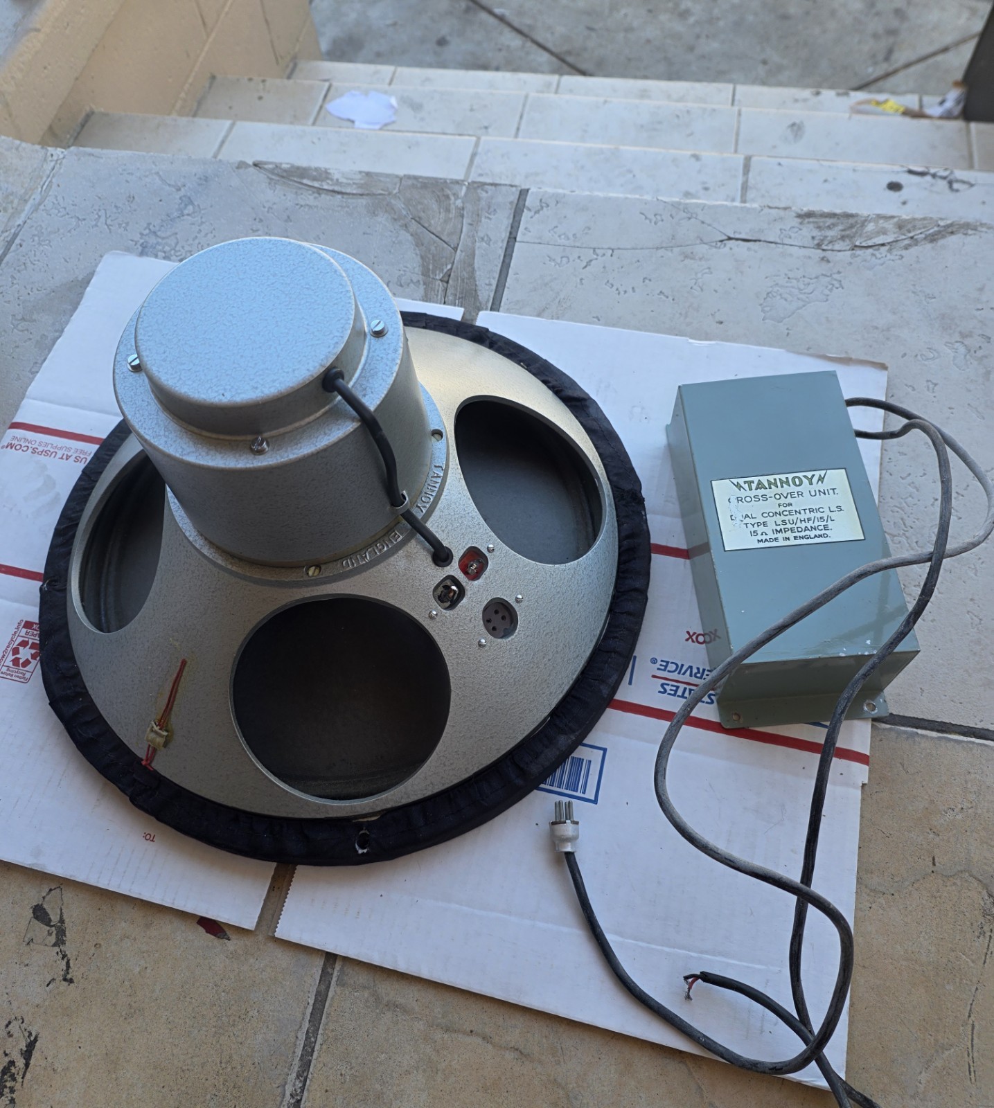 Tannoy monitor-silver-15 vintage audio equipment - eBay listing photo 1