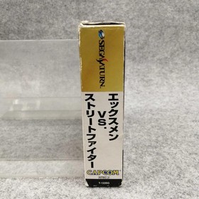 Capcom X-Men vs Street Fighter Sega Saturn Game Used, Box Damage