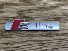 Genuine Audi S-line Badge Various Models 8n0853601a Genuine Audi S-line Badge Various Models 8n0853601a