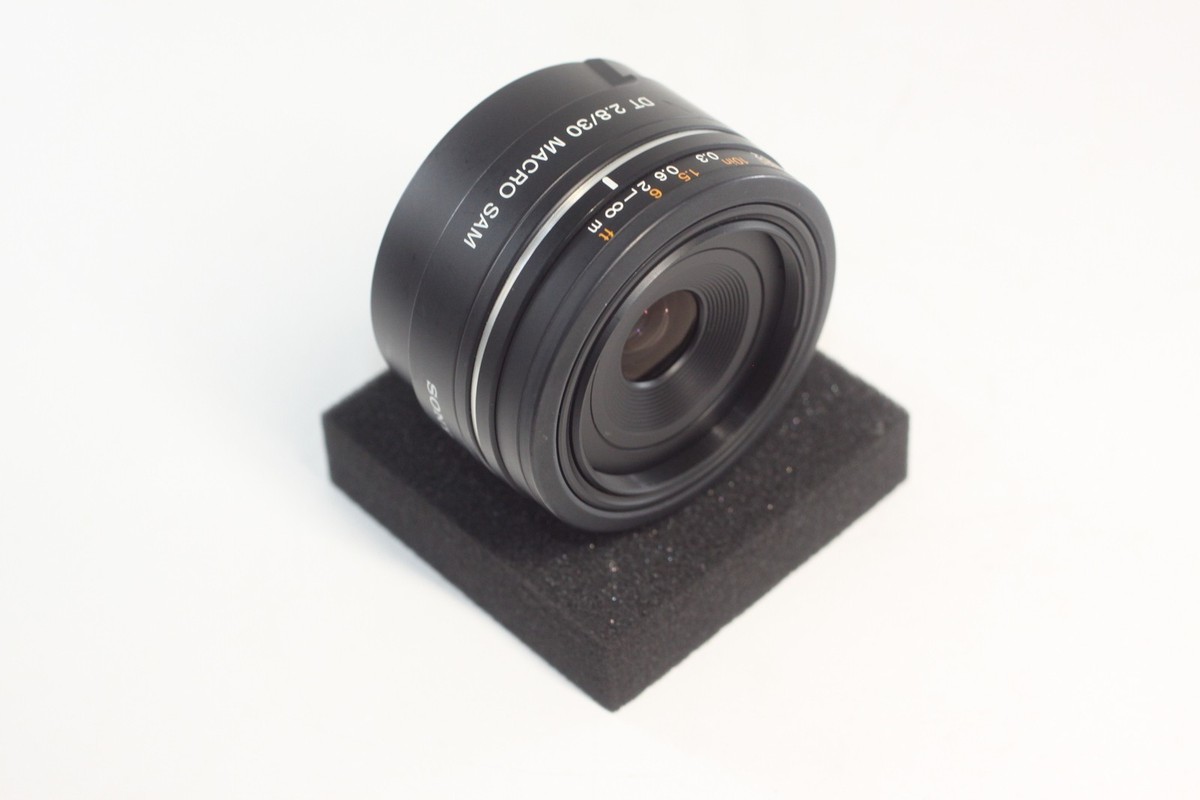 Sony SAL30M28 30mm F/2.8 DT Macro SAM AF Lens for Alpha Digital