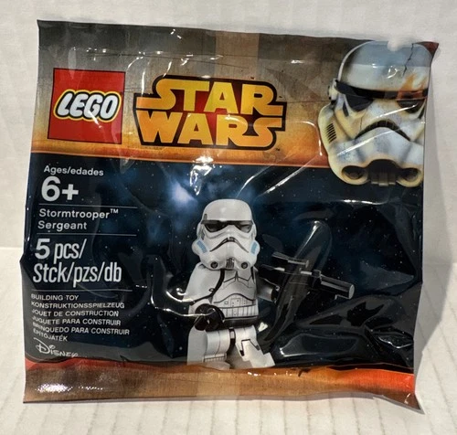 Lego Star Wars Stormtrooper Sergeant Mini Figure Polybag 5002938 Sealed Retired