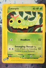 🟢 Caterpie 96/125 — Expedition — Arita Art — LP 🟢