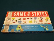 Game of the States 1960 Board Game VINTAGE COMPLETE Milton Bradley MADE IN USA