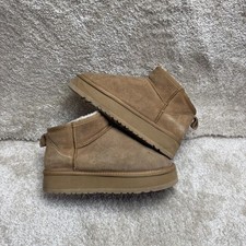 UGG Classic Women’s Ultra Mini Platform Boots Brown UK6 SKU M25