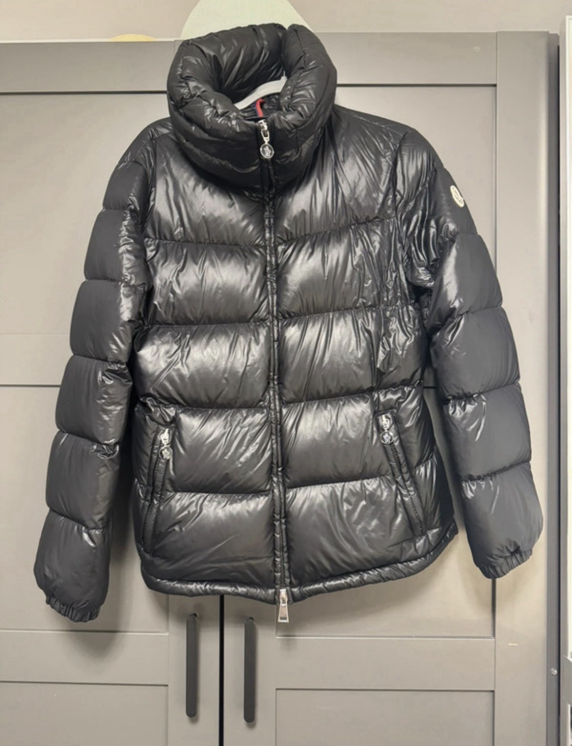 Moncler Douro funnel-neck shell-down jacket