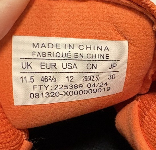 ARC'TERYX Vertex Alpine Mens 12 Orange Trail Running Technical approach shoe thumbnail 7