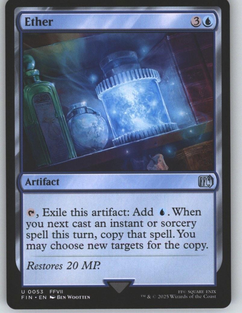 Ether 53 Uncommon FINAL FANTASY MTG Near Mint