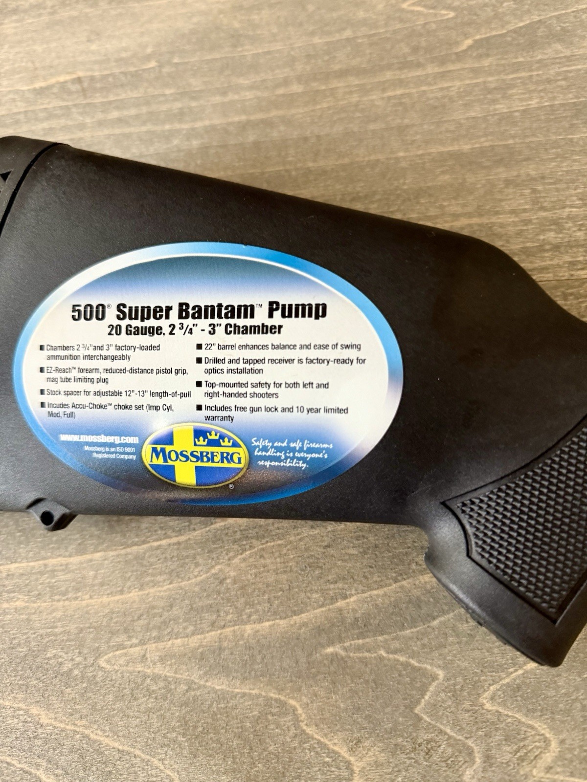 MOSSBERG 500 590 MAV YOUTH BANTAM POLYMER STOCK PINNED ACTION BARS FOREND 20 GA