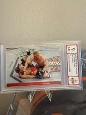 Topps 2009 UFC Round 1 Brock Lesnar vs Frank Mir #81 Rookie PCG 9 Base  et
