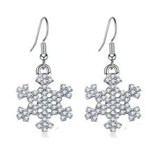 Christmas Ear Decor Hooks Creative Ladies Holiday Earrings