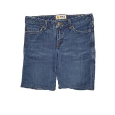 CARHARTT Blue Denim Jeans Cotton Shorts Womens W28