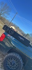 Dual 8,s 1200W MAX LOADED SUB BOX FITS 2014-2018 CHEVY SILVERADO CREW CAB.