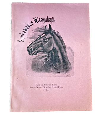 #ad #ad Vintage Historical Sioux Indian Book 1894 Written in Sioux Language Santee aaa $99.00