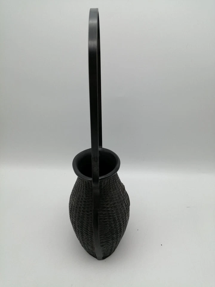 Бронзовая ваза Takaoka Heyunzuo с цветочным сосудом - Изображение 4 из 4