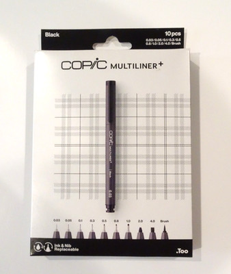 Copic Multiliner+ Pen Multipack, 10pcs Brand New