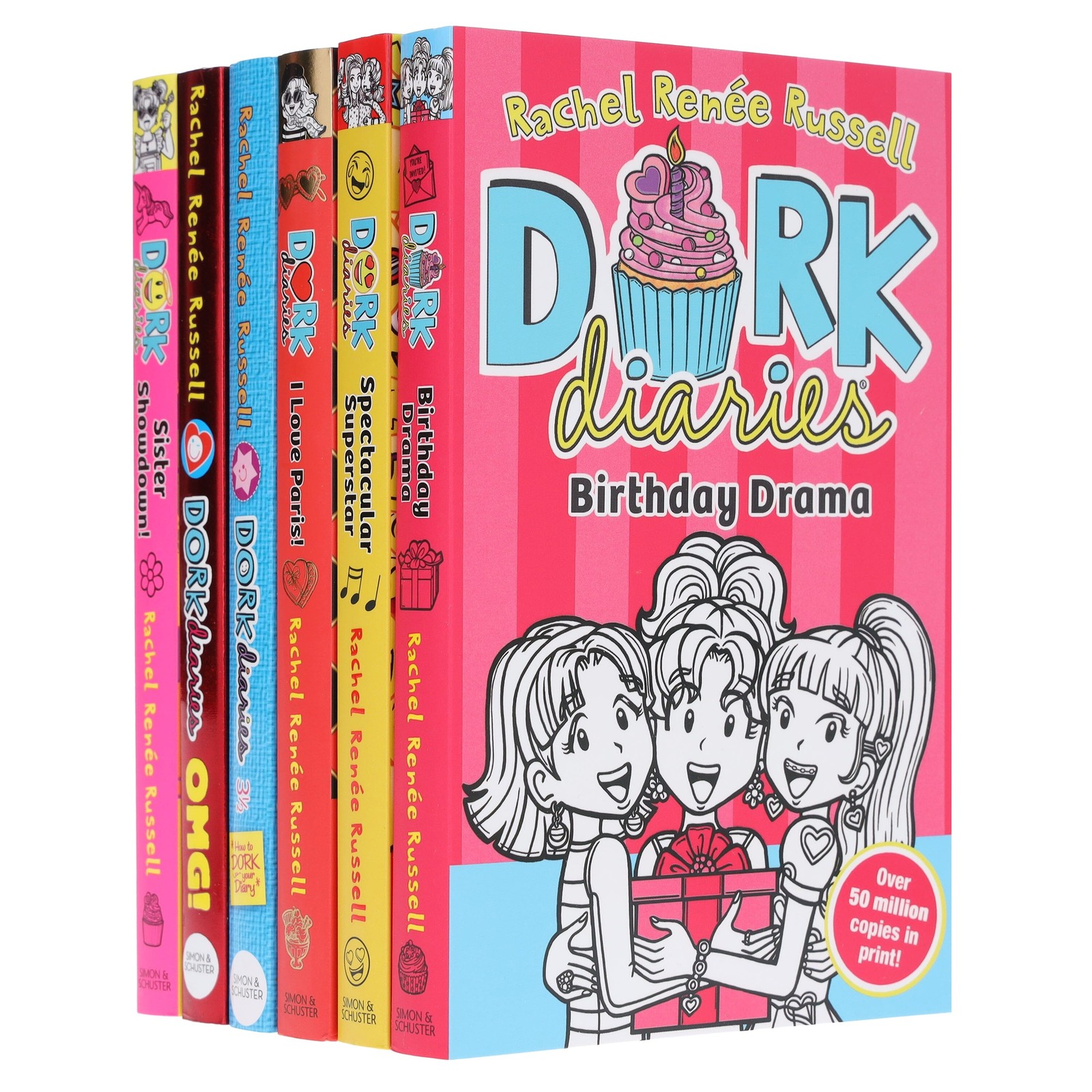 Rachel Renee Russell Dork Diaries Series 6 Books Collection Set Birthday Dram - Image 9