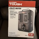 Hyper Tough Utility Heater 1500W Electric Space Heater Tip-Over Protection  