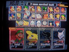 Super Smash Bros Melee Nintendo GameCube Memory Card 100 All Characters File