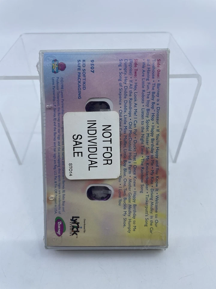 Barney's Big Surprise! Live On Stage Audio Cassette 1998 RARE SEALED NEW  - Image 2 of 4