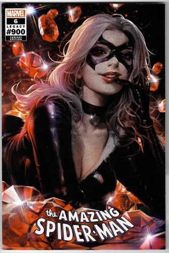 Amazing Spider-Man #6 Derrick Chew Black Cat Trade Variant NM Ltd to 1000 w/COA