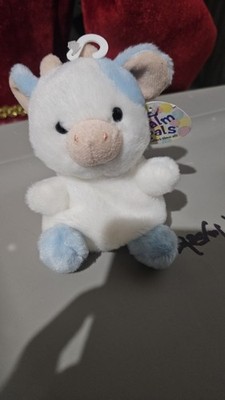 Aurora  Adorable Palm Pals  Skyla Blueberry Cow  Stuffed Animal -...