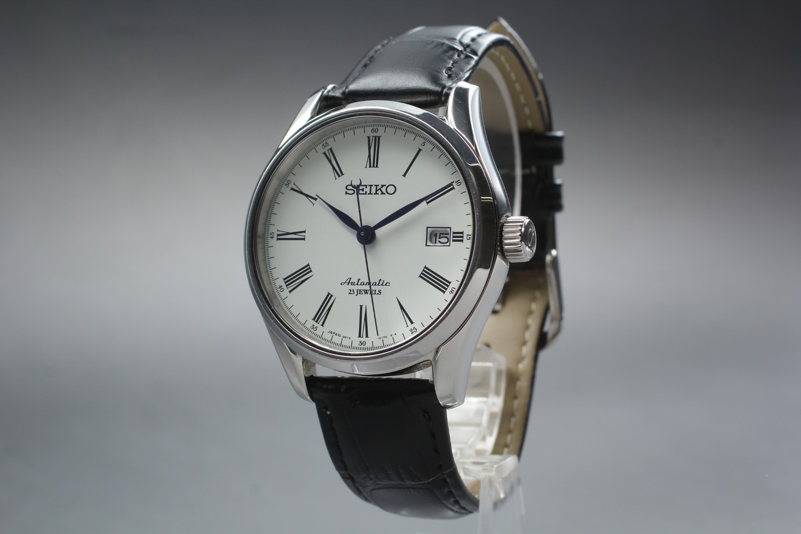 Near MINT SEIKO Presage 6R15-02P0 SARX019 Automatic White Men's Watch From JAPAN image 3