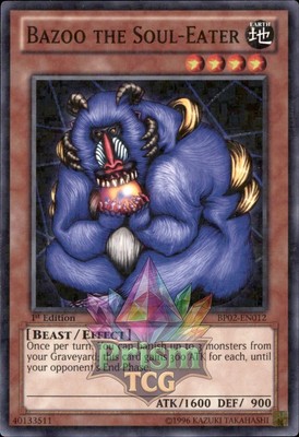 1. Auflage Bazoo der Seelenfresser Mosaik Rare BP02-DE012 Yugioh