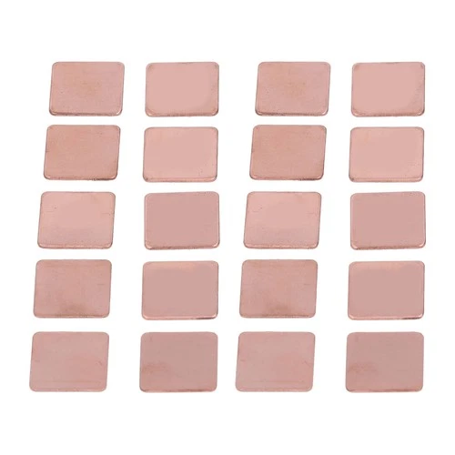 20pcs Roter Kupfer Kühlschrank Shim Laptop Grafikkarte Kühlschrankblatt CPU GPU