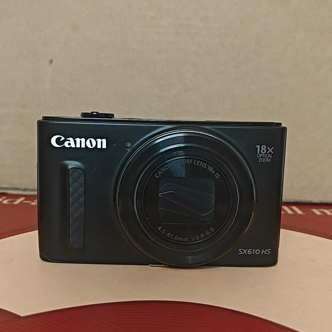 美品 Canon PowerShot SX610 HS BK Canon PowerShot SX610 HS 20.2 Megapixel Digital Camera Black