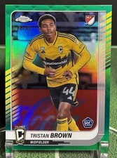 Tristan Brown Chrome 2025 Green Refractor /99 #57