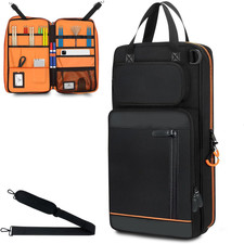 1680D Drum Stick Bag with Hanging Hook,Large Capacity Drumstick Mallet Holder wi