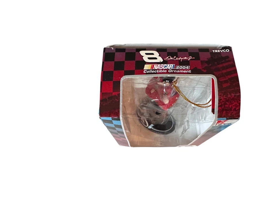 Adorno coleccionable vintage 2004 Dale Earnhardt Jr NASCAR Trevco n.º 8 con caja Foto 3 de 4